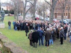 Naumburger Bürgerinnen und Bürger gedenken der Opfer des Faschismus