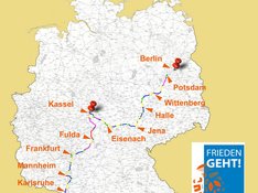 Von Oberndorf über Kassel nach Berlin 21. Mai – 2. Juni 2018
