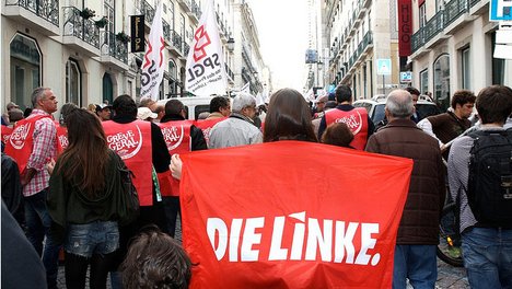 Foto: Mark Seibert/ Generalstreik in Lissabon